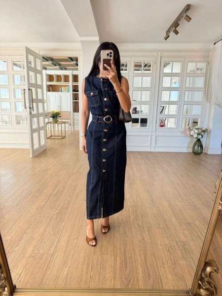 فستان جينز أنيق