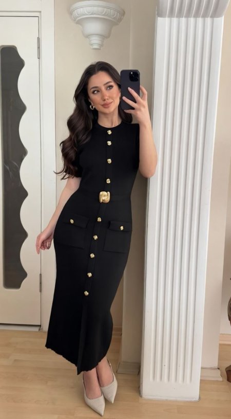 فستان اسود