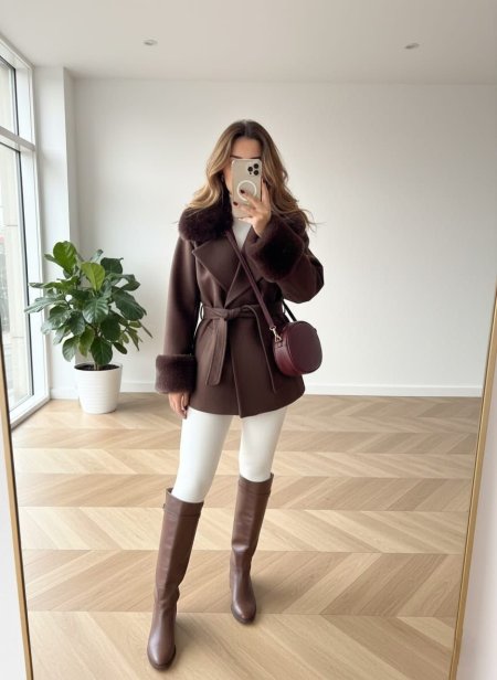 معطف الفخامة الشتوية